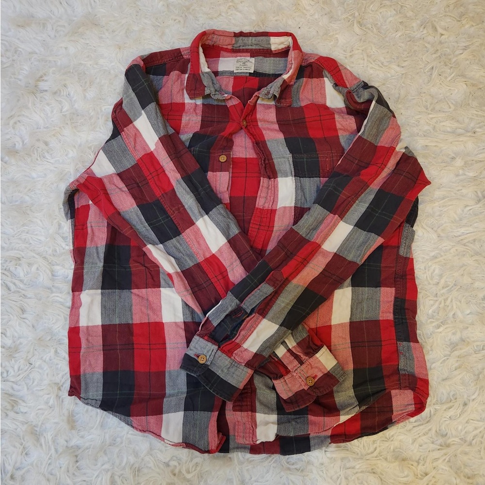 Men’s American Eagle Plaid Button Down
